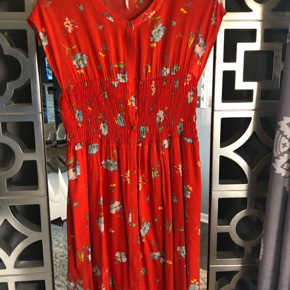 Free People lightweight lined dress